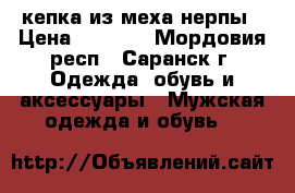 кепка из меха нерпы › Цена ­ 1 600 - Мордовия респ., Саранск г. Одежда, обувь и аксессуары » Мужская одежда и обувь   